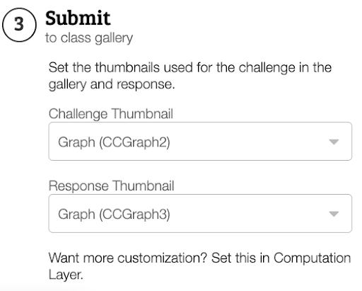 Screenshot of the Challenge Creator component showing that the 