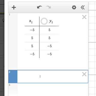 A gif showing the conversion from a table into a polygon using polygon(x1,y1).