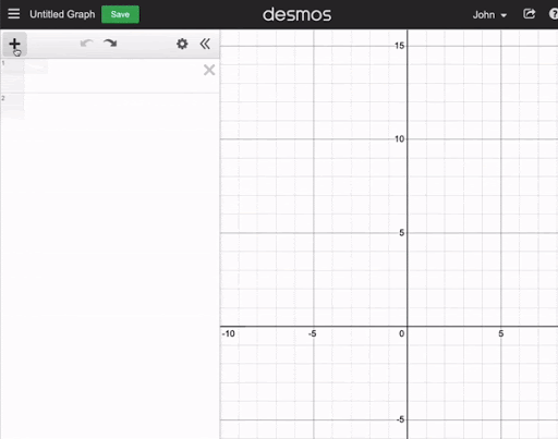 A gif showing an image of a blue square being imported into to a blank graph. Its width, height, center point, and angle are set to variables and adjusted using sliders.